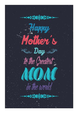 PosterGully Specials, The greatest mom calligraphy Wall Art
