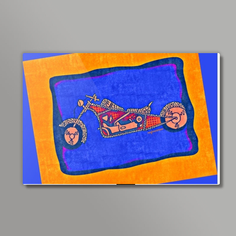 VintageBike Zenscrawl Wall Art