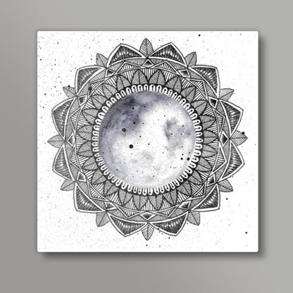 Moon Mandala Square Art Prints