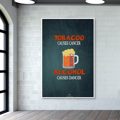 Alcohol Causes Dancer Wall Art