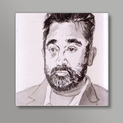 Bollywood superstar Kamal Haasan knows an actor is a character first Square Art Prints