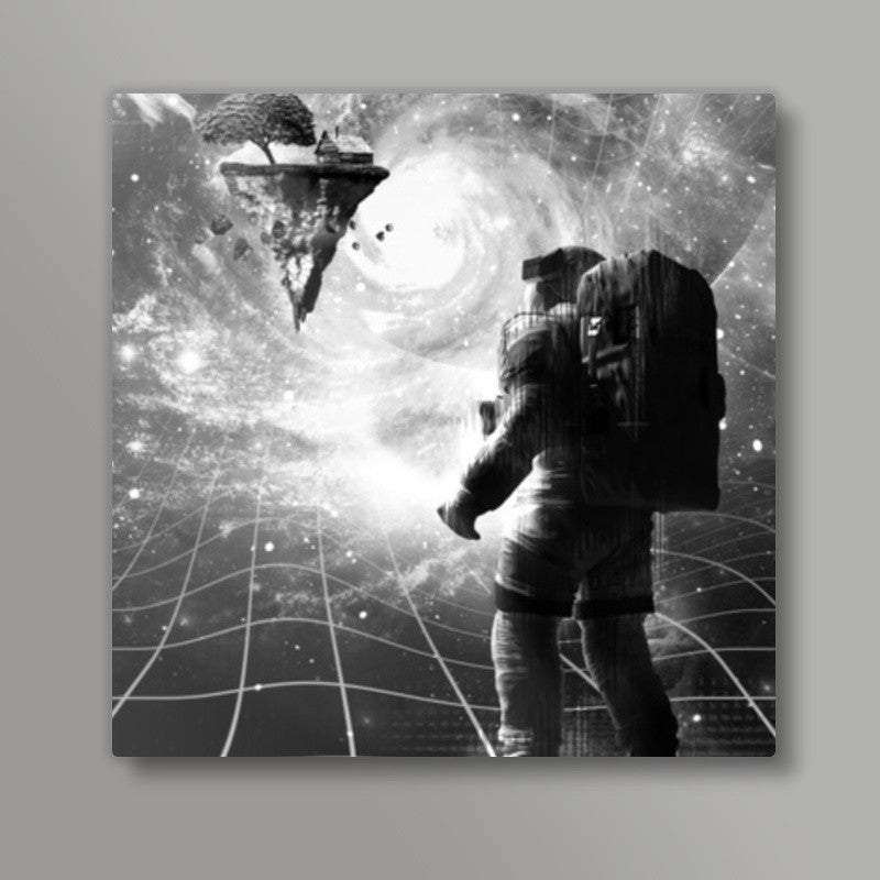 Through Wormhole Square Art Prints