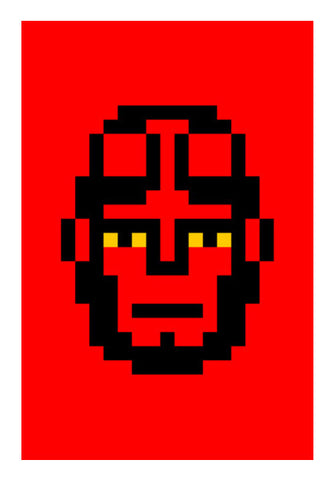 The Boy from Hell Minimal Pixel Wall Art