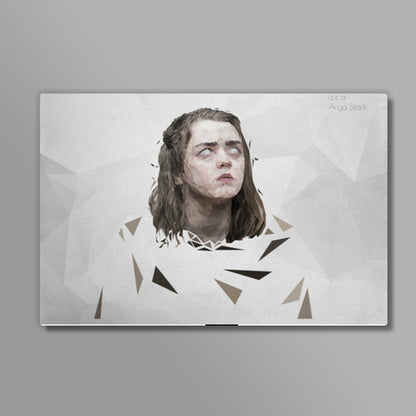 arya stark polygon art poster maisie williams Wall Art