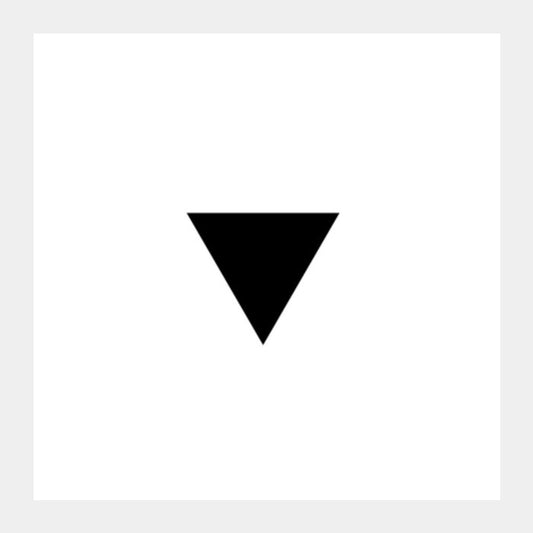 Minimal triangle Square Print Square Art Prints