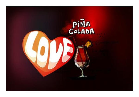 PosterGully Specials, Cocktail Love Wall Art