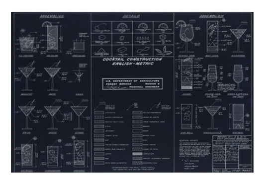 Cocktail construction Wall Art