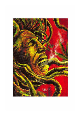 Wall Art, Bob Marley Acrylic Painting/Pankaj Bhambri, - PosterGully