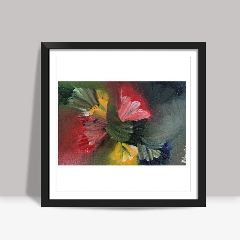 Abstract Art | Floral Vibrancy | Square Art Prints