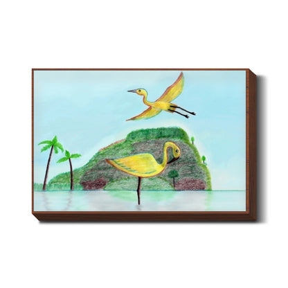 River Birds Wall Art