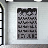 Beatles: Hey jude poster #rocklegends Wall Art