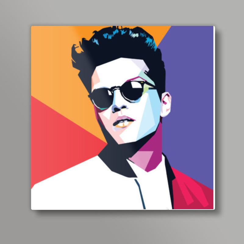 Bruno Mars Minimal Design Square Art Prints