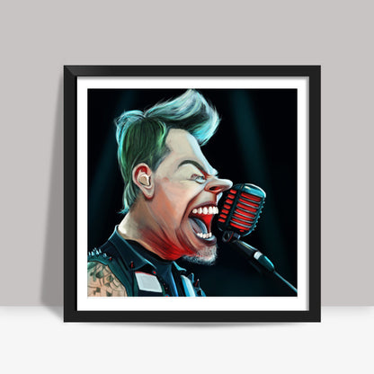 James Hetfield | Metallica  Square Art Prints