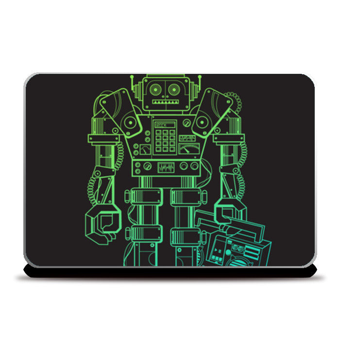 Laptop Skins, music robot Laptop Skins