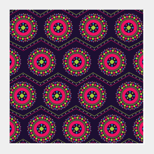 Traditional Patterns Square Art Prints