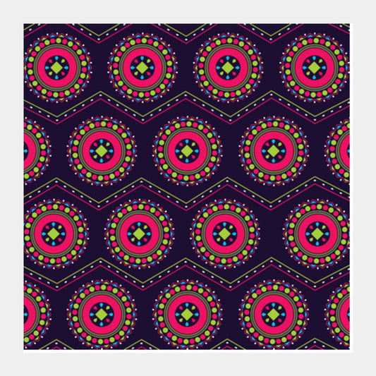 Traditional Patterns Square Art Prints