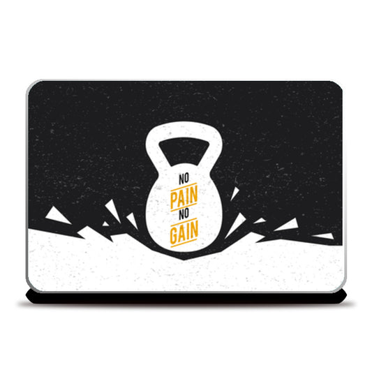 No Pain No Gain   Laptop Skins