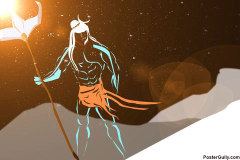 Wall Art, Lord Shiva Artwork