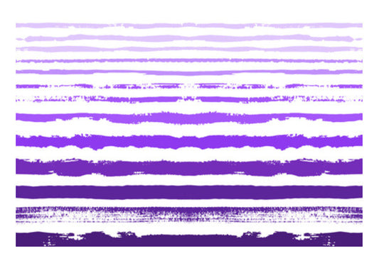 Uneven Purple Stripes Wall Art