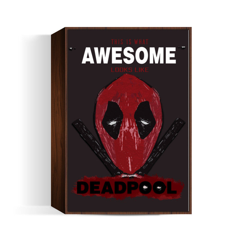 Deadpool Looks Wall Art