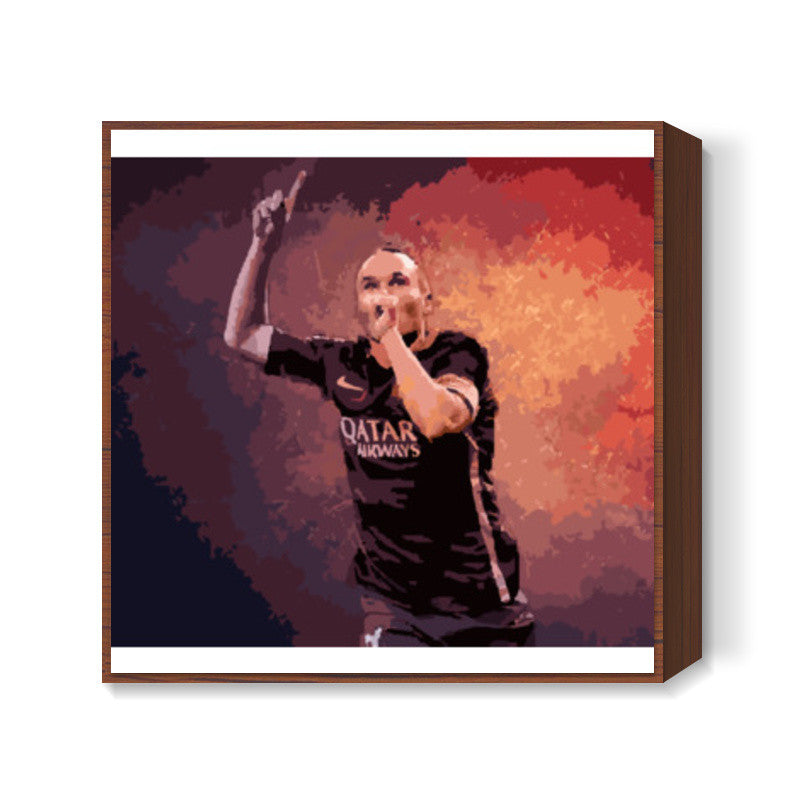 Andres Iniesta Square Art Prints