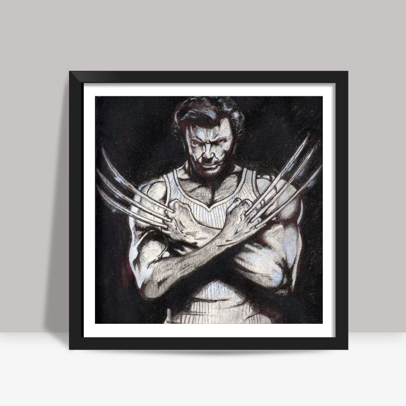 Wolverine Square Art Print