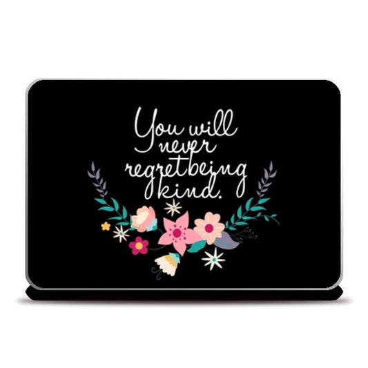 Love kind One love black Laptop Skins