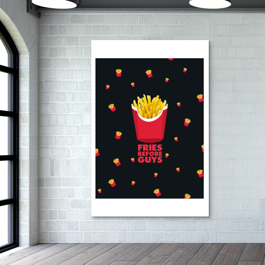 Fries Before Guys Wall Art