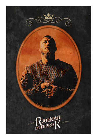 Ragnar Lothbrok - Vikings Art PosterGully Specials