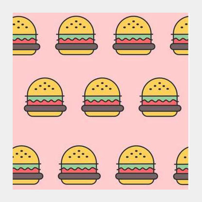 Burger  Square Art Prints