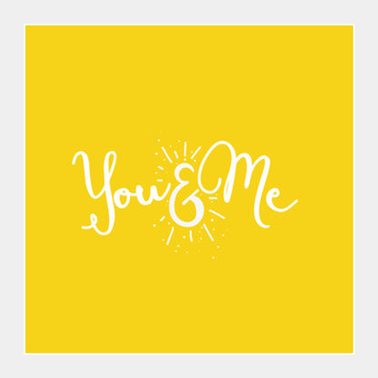 You and me Square Art Prints