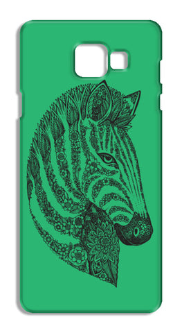 Floral Zebra Head Samsung Galaxy A7 2016 Cases