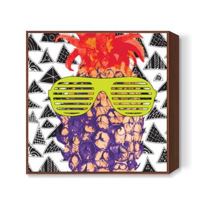 Pineapple Punk Square Art | Lotta Farber