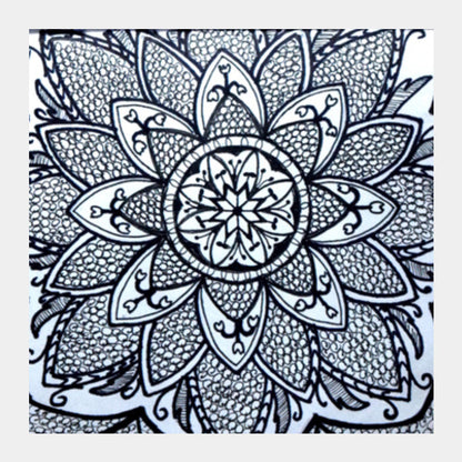 Mandala Square Art Prints