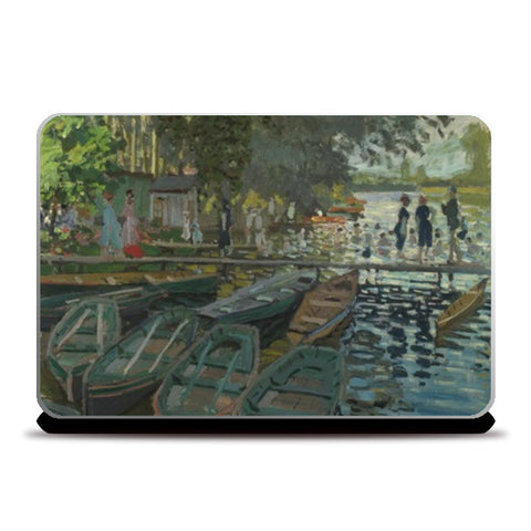 Bathers at La Grenouille by Claude Monet  Laptop Skins