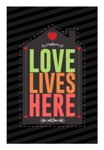 PosterGully Specials, Love Lives Here Wall Art