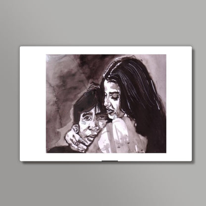 Amitabh Bachchan and Rekha- Lets name this moment Love  Wall Art