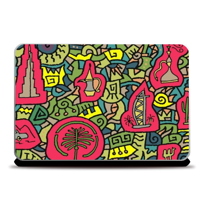 Laptop Skins, Dubai Zenscrawl Laptop Skins
