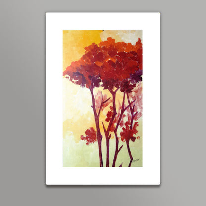 Gulmohar tree by Alpana Lele Wall Art