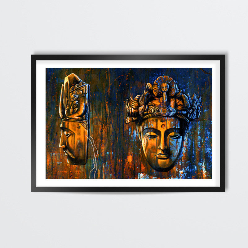 Bodhisattva Mask Wall Art