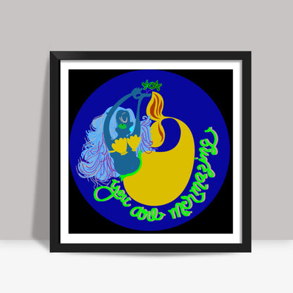 mermaid Square Art Prints