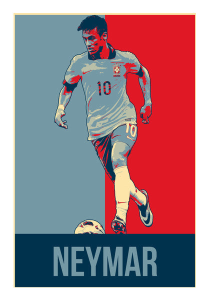 Brazil Neymar Jr. Fifa 2018 | #Footballfan Wall Art