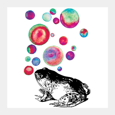 Square Art Prints, Froggy Bubbles Square | Lotta Farber, - PosterGully