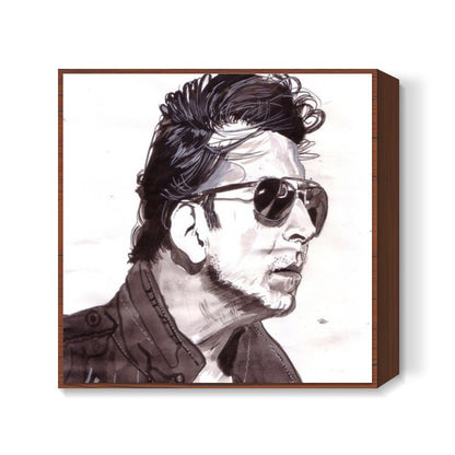 Akshay Kumar is a self-made superstar Square Art Prints