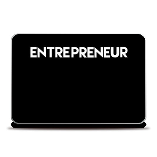 Entrepreneur Black Laptop Skins