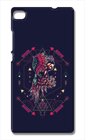 Owl Artwork Huawei P8 Cases