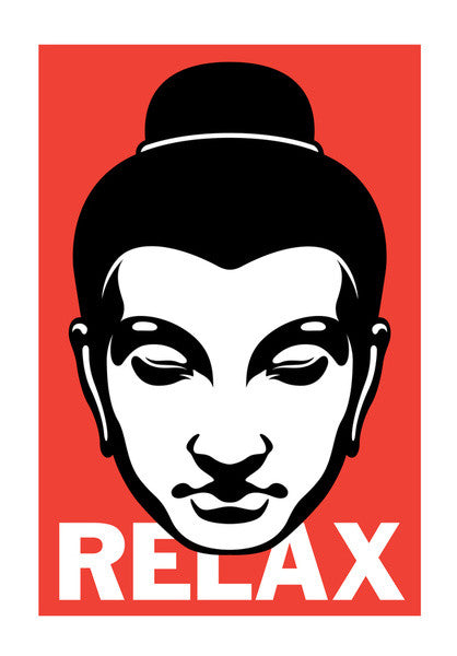 Relax Buddha Wall Art
