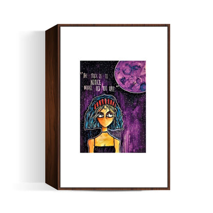 Purple Moon Wall Art