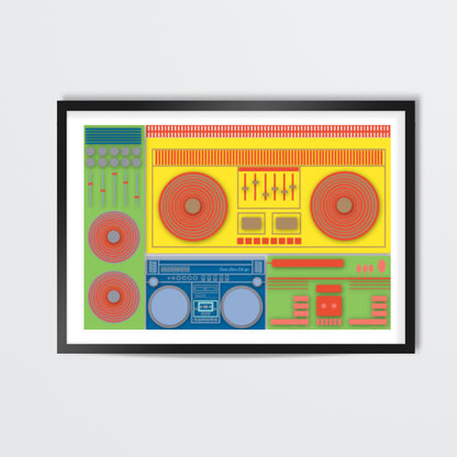 Boom Box Mania ! Wall Art