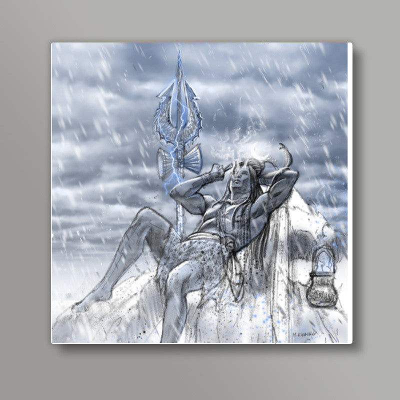 MAHADEV Square Art Prints